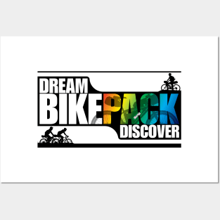 Dream Bikepack Discover Gradient on Light Color Posters and Art